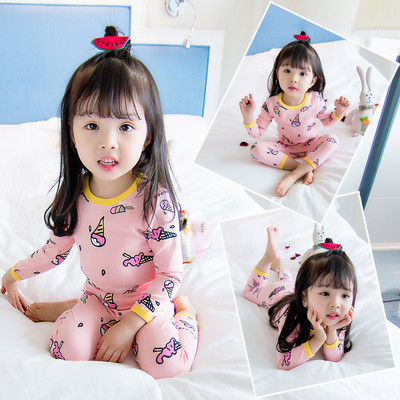 Pijamale copii pentru fete - in trei culori cu aplicatii diferite