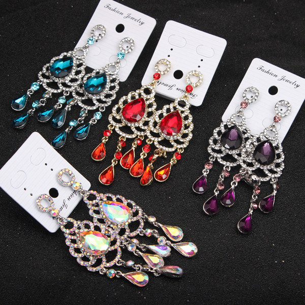 Cercei eleganti de dama - in patru culori