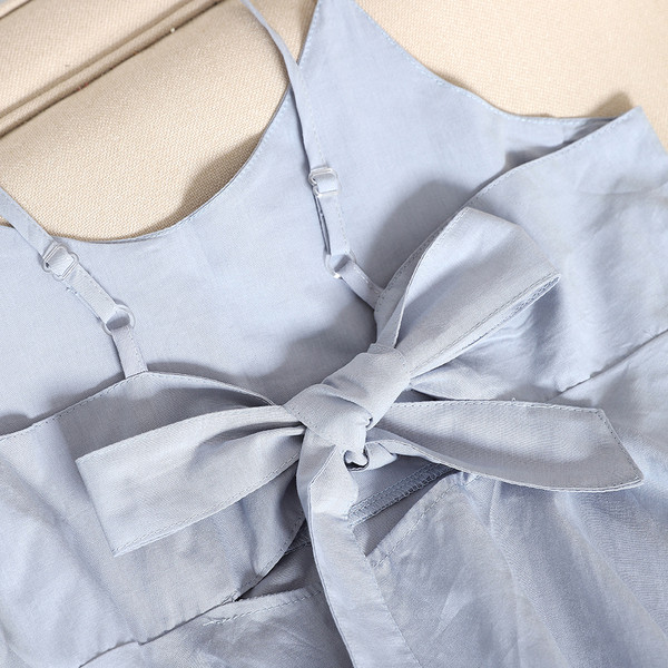 Maieu casual de dama cu panglica si bretele subtiri