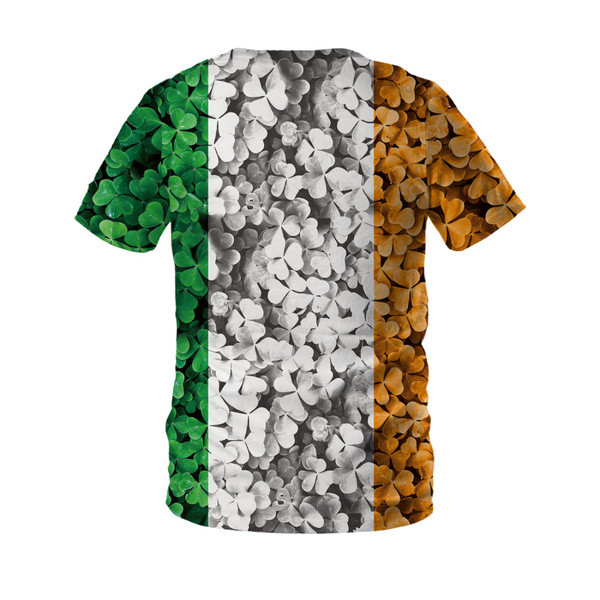 Tricou pentru bărbați cu aplicație de câine cu mâneci scurte