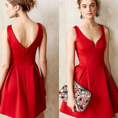 Rochie elegantă de damă, cu decolteu adânc în diferite culori