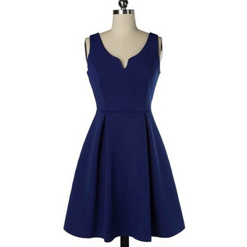 Rochie elegantă de damă, cu decolteu adânc în diferite culori