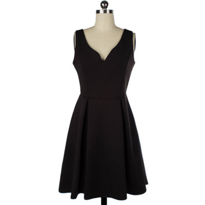 Rochie elegantă de damă, cu decolteu adânc în diferite culori