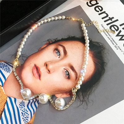 Colier elegant de dama de culoare auriu si argintiu