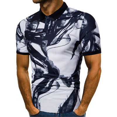 Bluza casual pentru barbati cu culori irizate doua modele