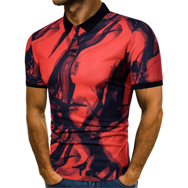 Bluza casual pentru barbati cu culori irizate doua modele