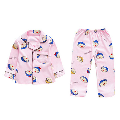 Детска пижама за момичета-в син и розов цвят 