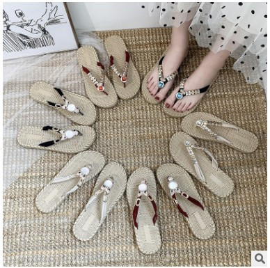 Papuci casual dama cu piatra in mai multe culori