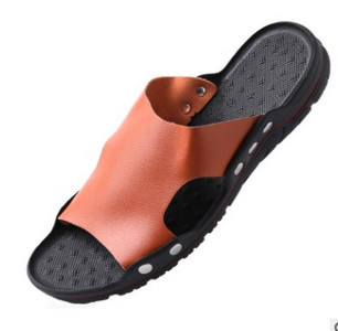 Papuci casual barbatesti cu talpa plate potriviti pentru plaja