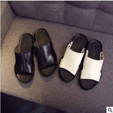 Papuci casual barbatesti cu talpa plate potriviti pentru plaja