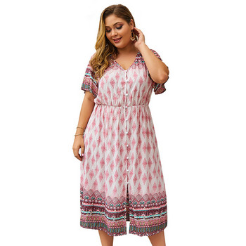 Ежедневна дамска рокля подходяща за плаж в три цвята