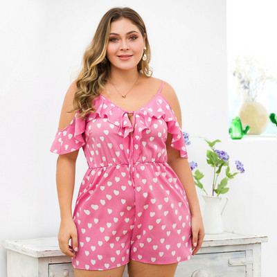 salopeta de dama moderna cu umerii goi in roz