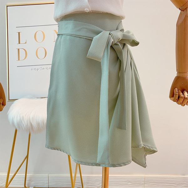 Fusta dama cu panglica in mai multe culori