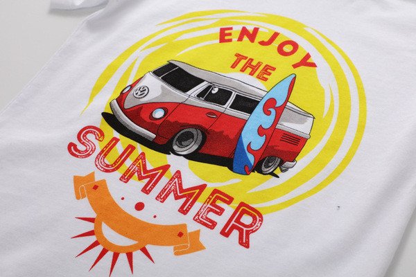 Gyermek póló fehér és szürke rátéttel - fiúknak