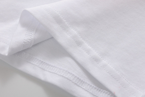 Gyermek póló fehér és szürke rátéttel - fiúknak