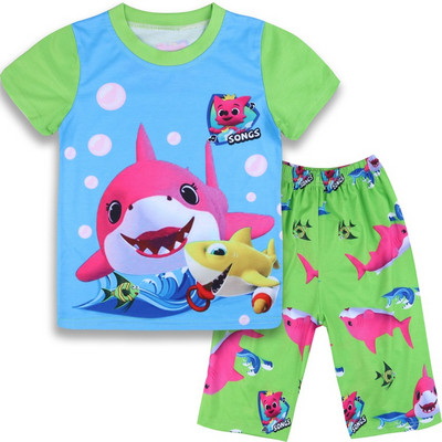 Модерна детска пижама подходяща за момчета и момичета с цветна апликация