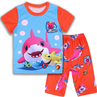 Pijamale moderne pentru copii potrivite pentru baieti si fete cu aplicare de culoare