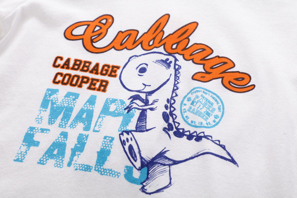 Tricou pentru copii actual pentru băieți - în alb și albastru