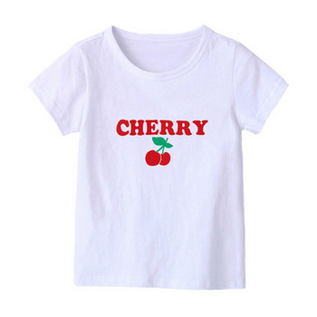 Детска ежедневна тениска в четири цвята-за момичета