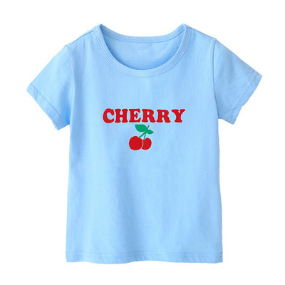 Детска ежедневна тениска в четири цвята-за момичета