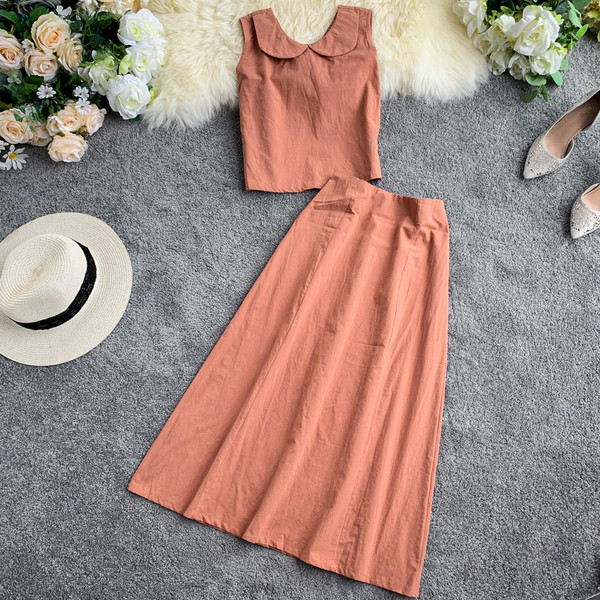 Модерен дамски костюм от две части в няколко цвята