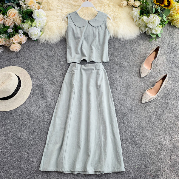 Модерен дамски костюм от две части в няколко цвята