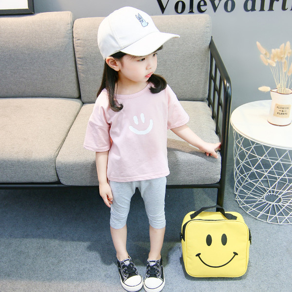 Set zilnic pentru copii cu aplicare - in doua culori pentru fete