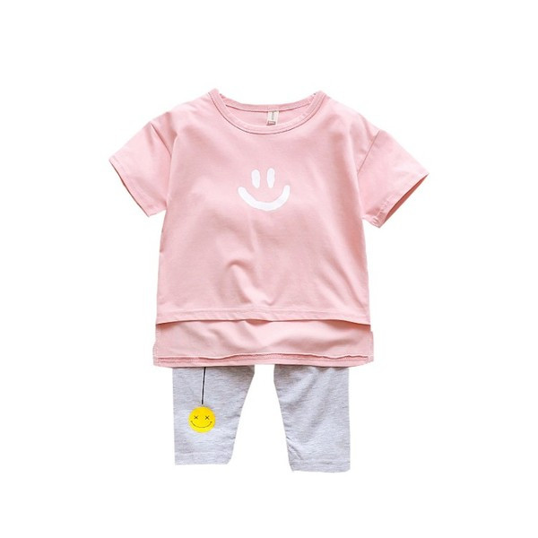 Set zilnic pentru copii cu aplicare - in doua culori pentru fete