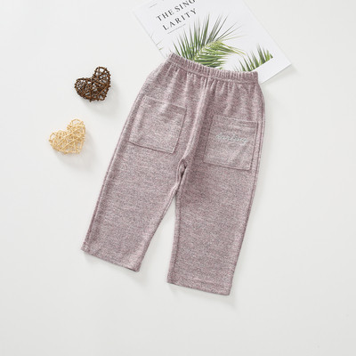 Pantaloni casual copii pentru fete - in patru culori cu buzunare