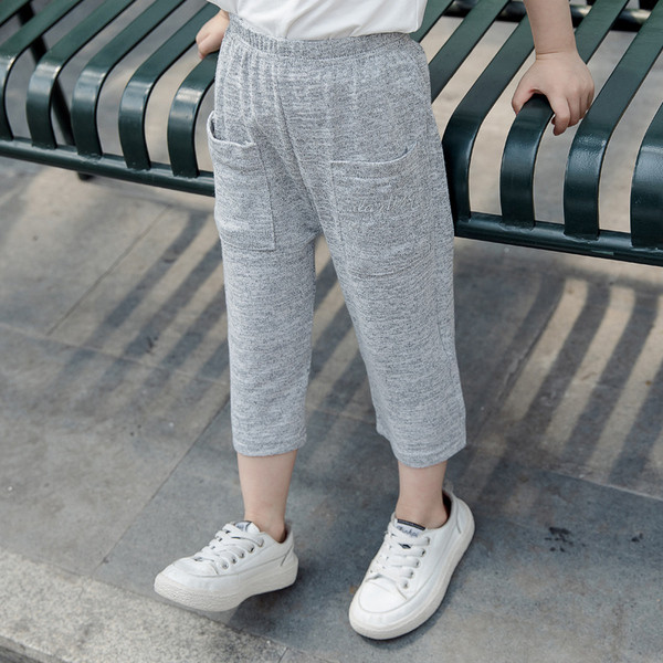 Pantaloni casual copii pentru fete - in patru culori cu buzunare