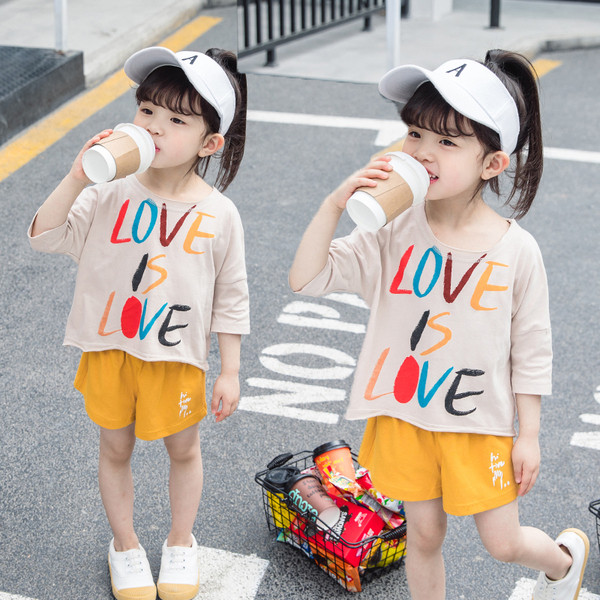 Tricou pentru copii actual cu inscripții - pentru fete