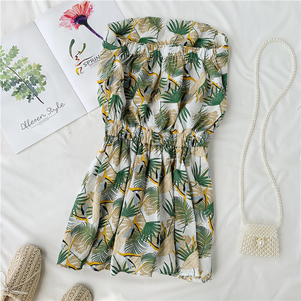 Salopeta casual dama cu motiv floral in doua culori