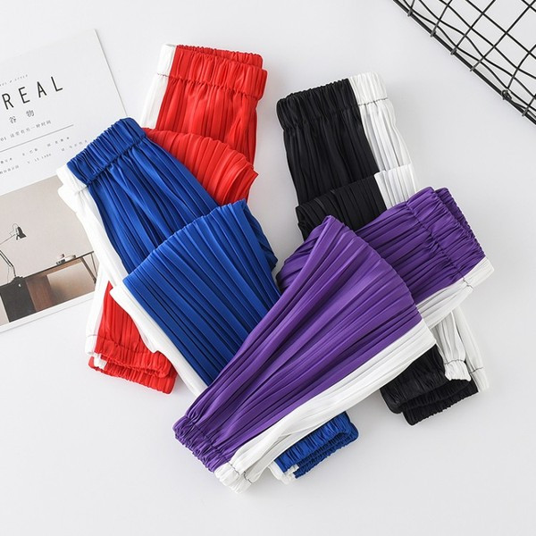 Modern gyereknadrág több színben, szegéllyel