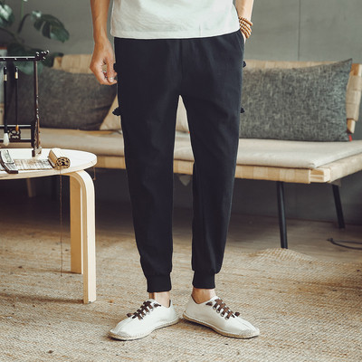 Мъжки спортни дълги панталони в два цвята