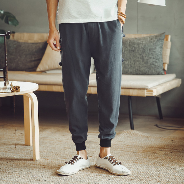 Мъжки спортни дълги панталони в два цвята