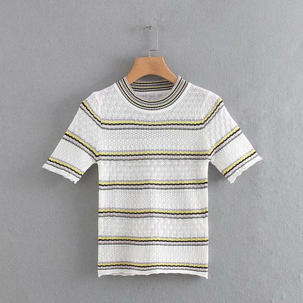 Bluza de dama din tricotat subtire in doua culori