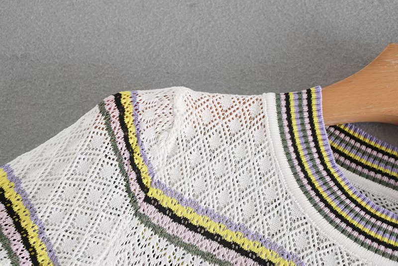 Bluza de dama din tricotat subtire in doua culori