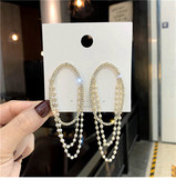 Cercei de dama actuali cu forma rotunda