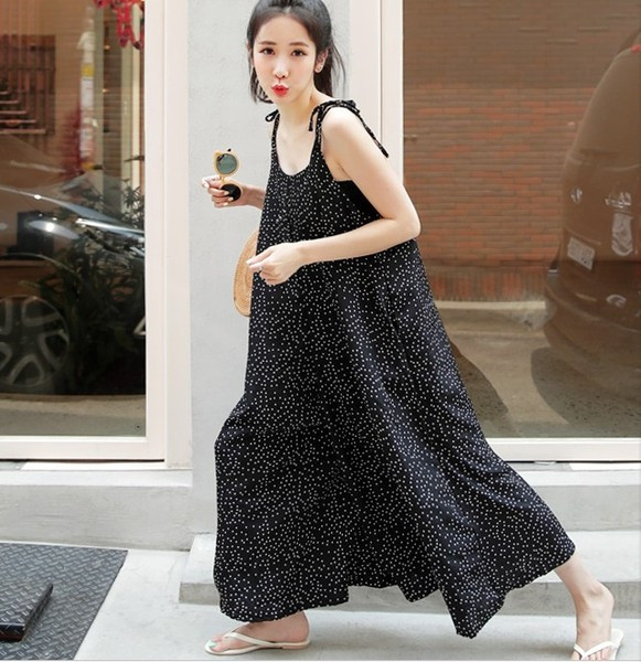 Salopeta casual dama cu bretele subtiri - model lat