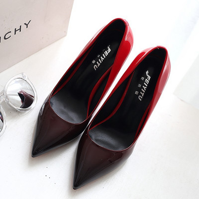 Pantofi moderni de dama cu toc in mai multe culori