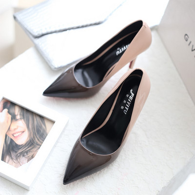 Pantofi moderni de dama cu toc in mai multe culori