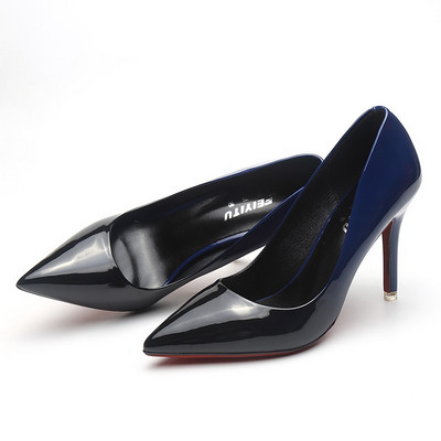 Pantofi moderni de dama cu toc in mai multe culori