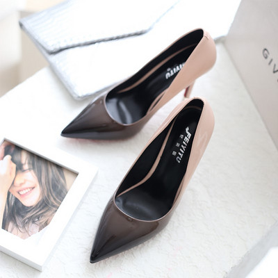 Pantofi moderni de dama cu toc in mai multe culori