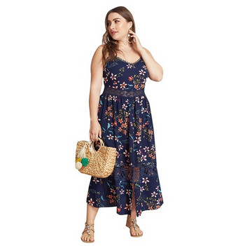 Rochie casual de dama cu bretele subtiri si cu fanta in doua culori