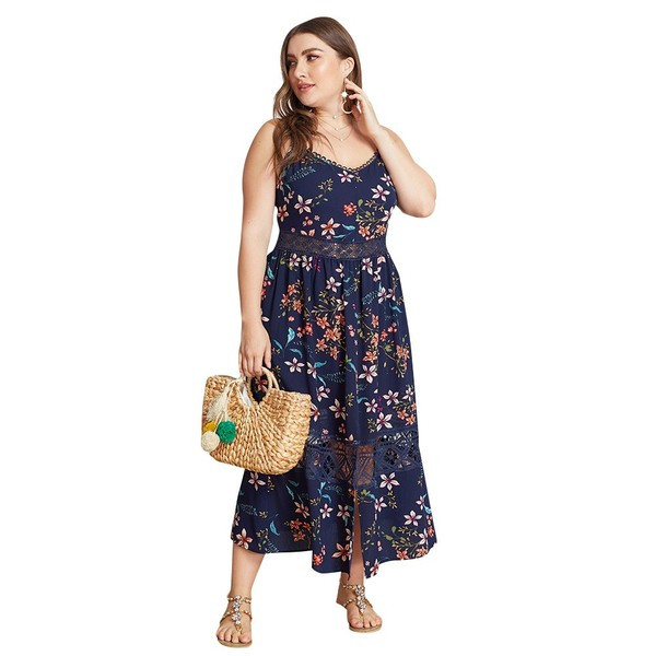 Rochie casual de dama cu bretele subtiri si cu fanta in doua culori