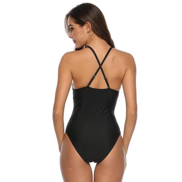 Costum de baie complet pentru femei, elegant, cu bretele