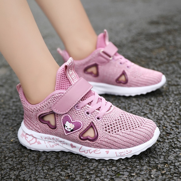 Tenisi copii moderni pentru fete in doua culori