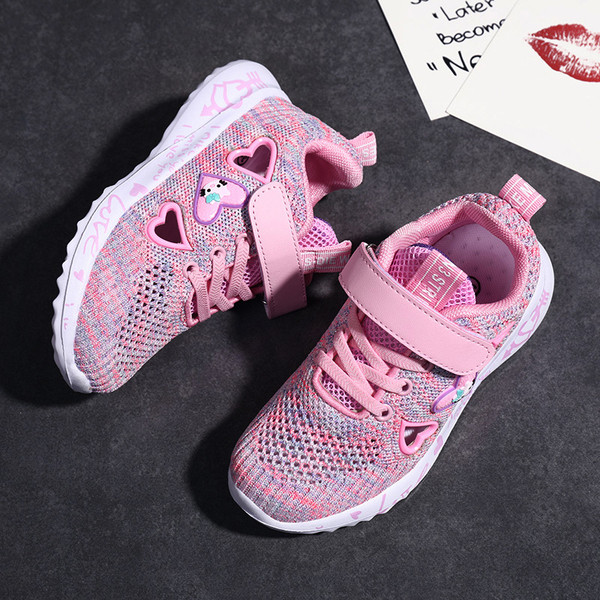 Tenisi copii moderni pentru fete in doua culori