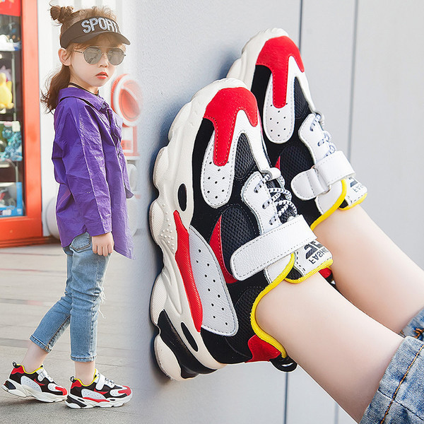 Adidași moderni pentru copii în trei culori pentru fete și băieți