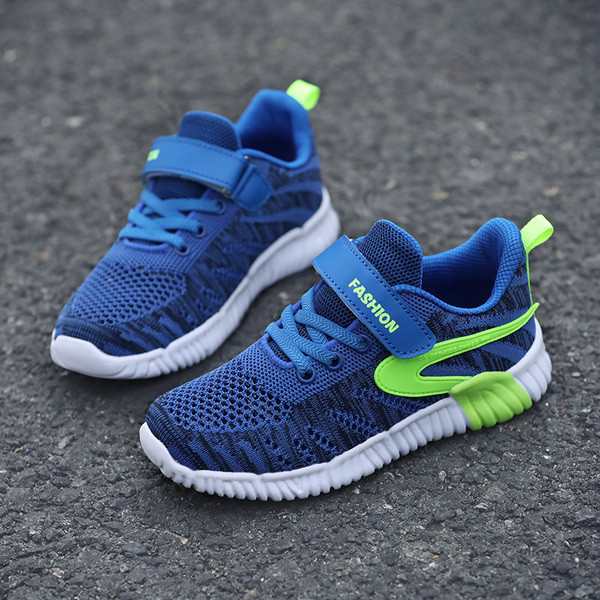 Adidași pentru copii în negru și albastru - pentru băieți